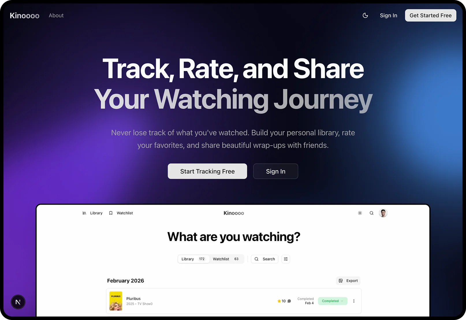 Movie Tracking App — image 1